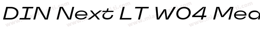 DIN Next LT W04 Medium字体转换